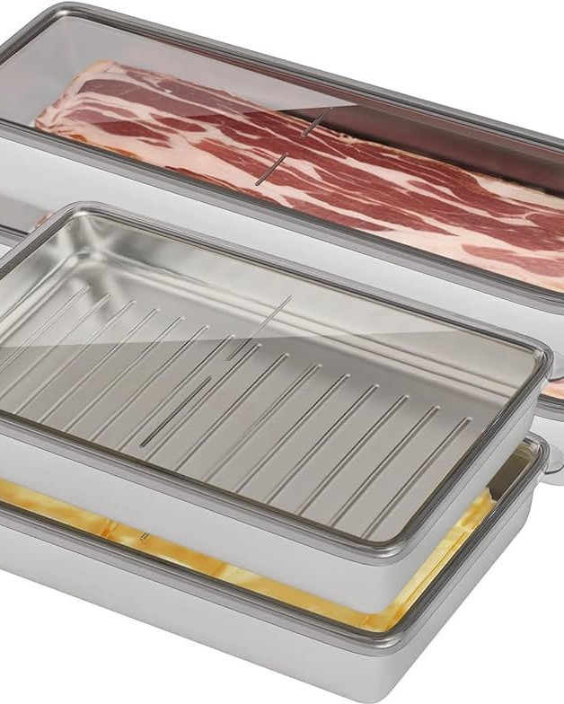 Fridge, organization, bins, and containers for deli cheese, bacon

#LTKFamily #LTKOver40 #LTKHome