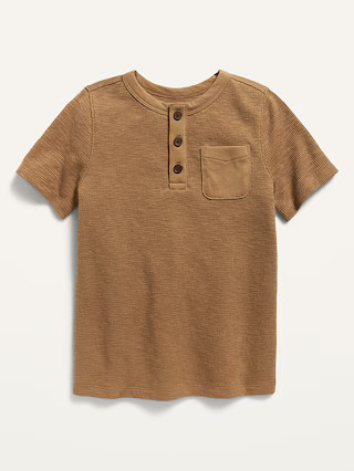 Short-Sleeve Thermal Henley for Toddler Boys | Old Navy (US)