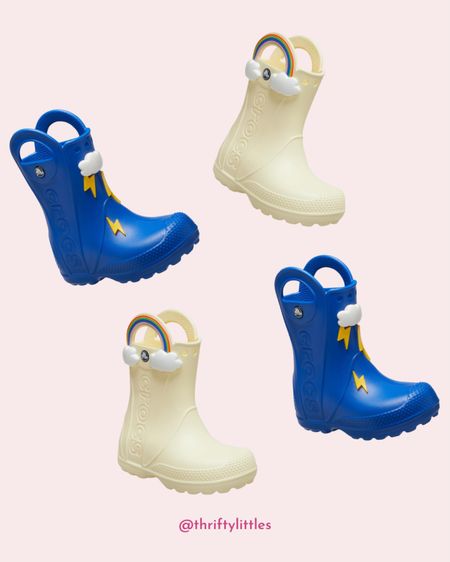 ✨NEW Crocs Handle It Rain Boots! We love these for kids - the handles make it easy for little ones to put on by themselves! 

#LTKkids #LTKfindsunder100 #LTKfamily