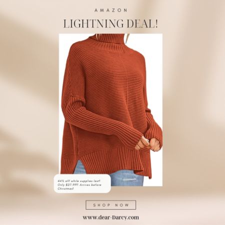 Amazon Best selling Sweater

FLASH SAlE 
44% off 
NOW $27 
Today only 

Hurry 
I love this so much I have it in two colors🖤

#LTKunder50 #LTKstyletip #LTKsalealert