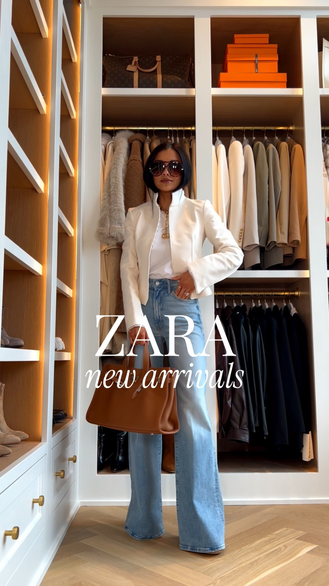 Zara new arrivals 
Zara jacket, Zara tank, Zara suede jacket wearing an XS
Mother denim wearing a 24
Hermes inspired Amazon bag 
Gucci pendant necklace 



#LTKootd #LTKOver40 #LTKPetite