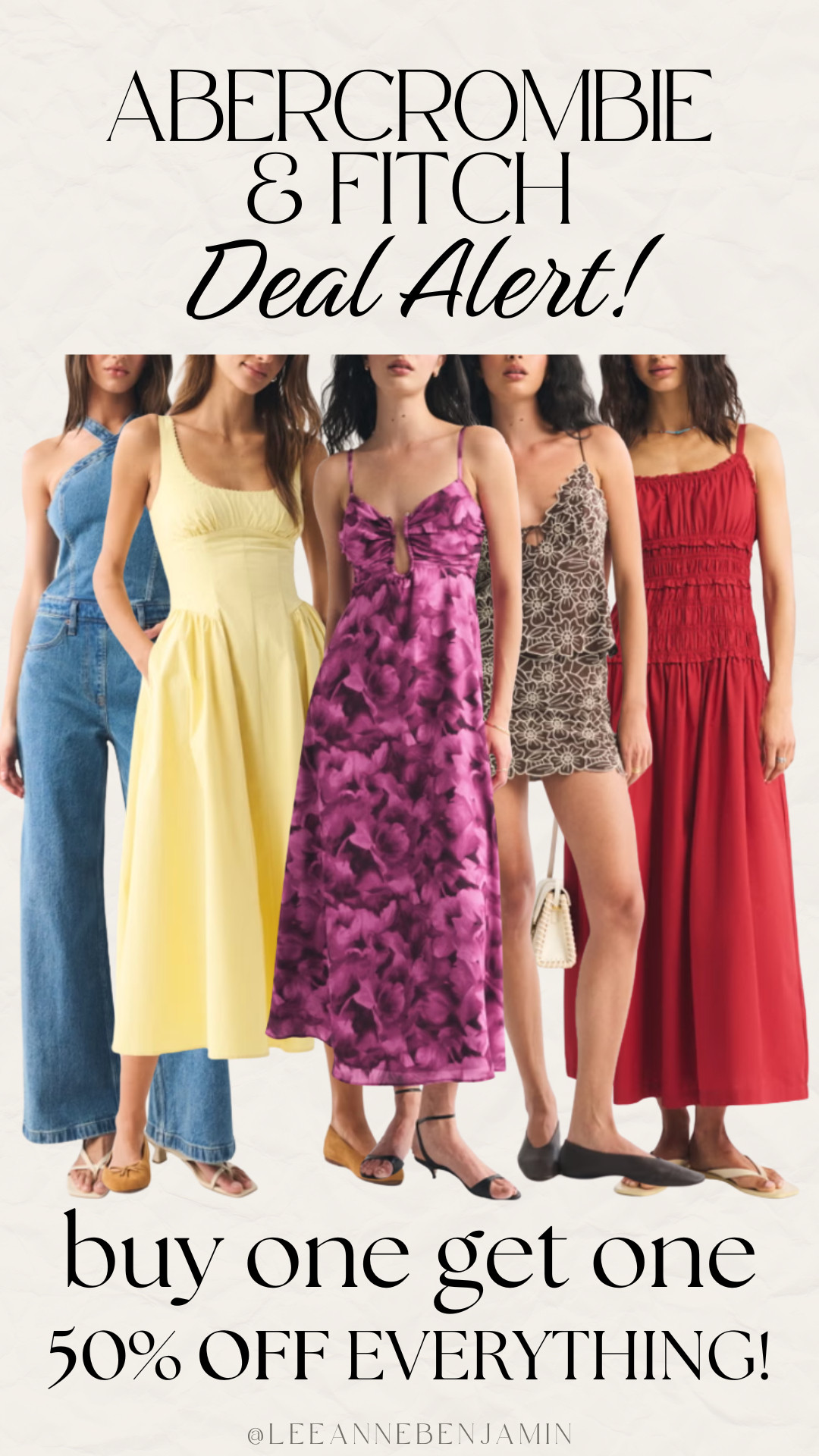 buy one get one 50% off everything at Abercrombie & Fitch!  

 #LTKmomlife #LTKOver40 #LTKSaleAlert