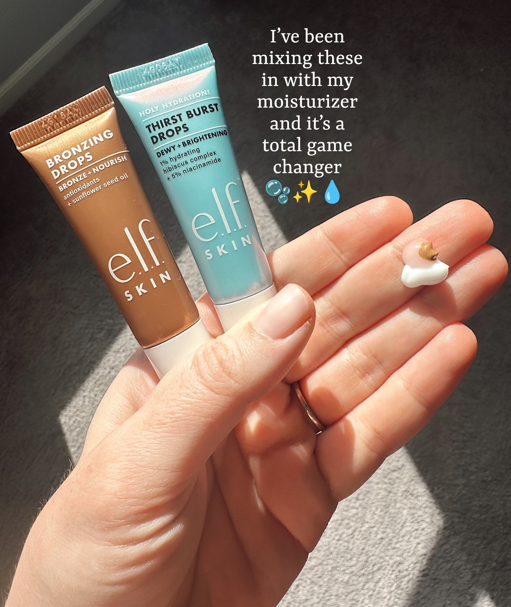 Elf Skin #elfskin #elfskincare #elfcosmetics #moisturizer #skincare #bronzingdrops  #hydration 🩵

#LTKFindsUnder50 #LTKStyleTip #LTKBeauty