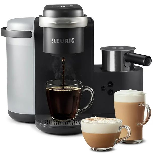 Keurig K-Cafe Single Serve K-Cup Coffee Maker, Latte Maker and Cappuccino Maker, Dark Charcoal - ... | Walmart (US)