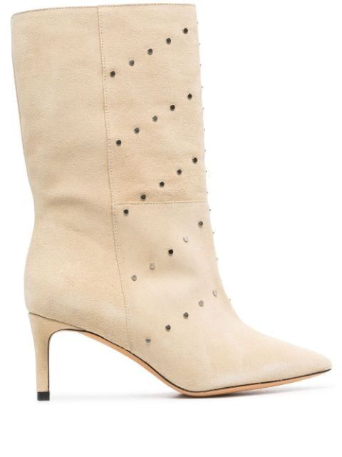 studded suede boots | Farfetch (UK)