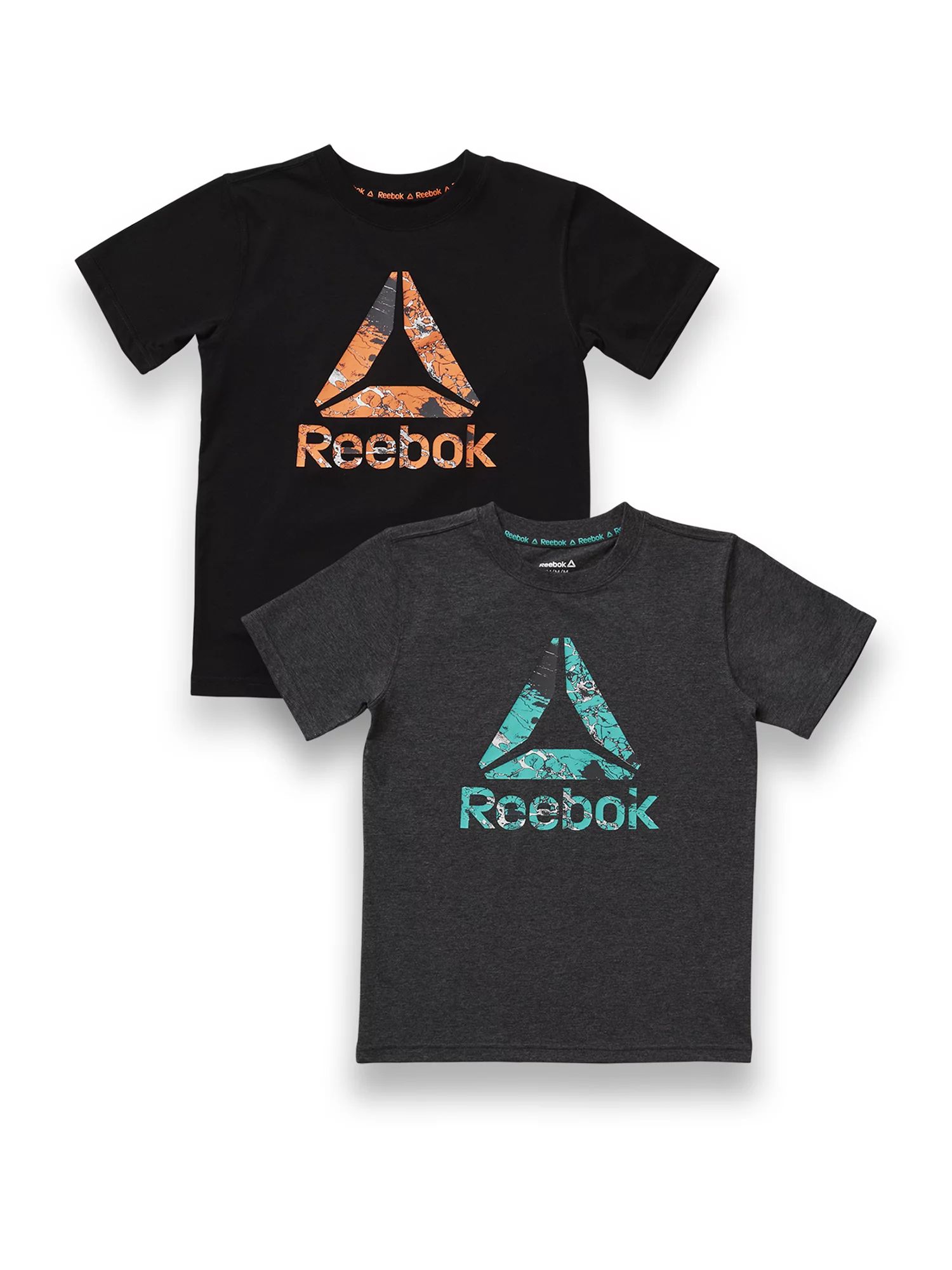 Reebok Boys Short Sleeve Graphic 2-Pack T-Shirts, Size 4-18 | Walmart (US)
