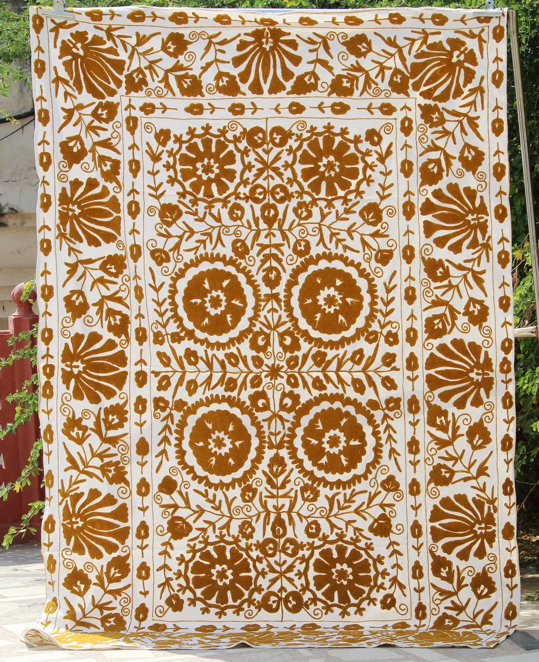 Embroidered Suzani Pillow Cases, Handmade Boho Cushion Covers, Home Decor Pillow Covers | Etsy (US)