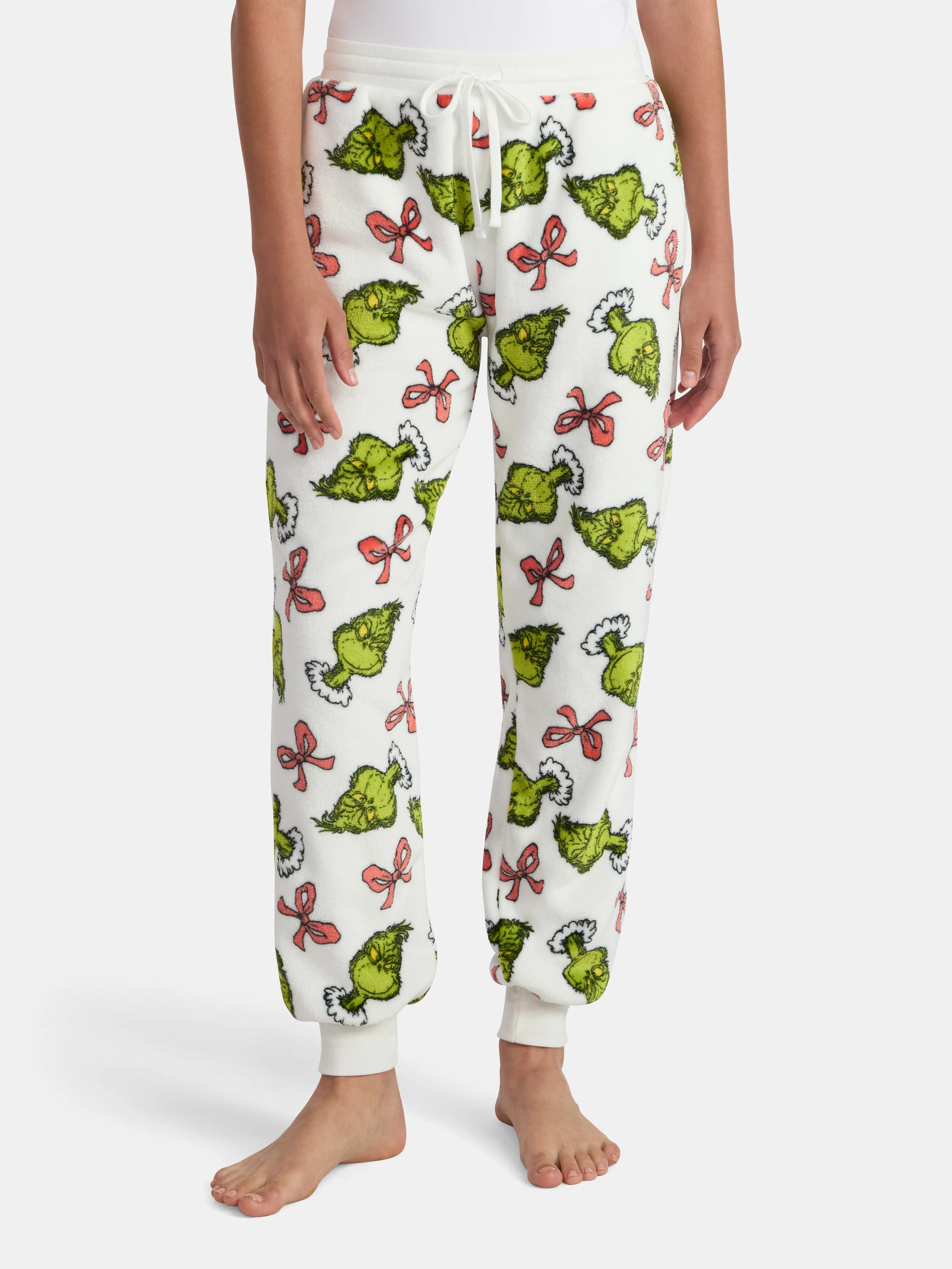 Dr. Seuss The Grinch Women's Plush Joggers, Sizes XXS-XXL | Walmart (US)