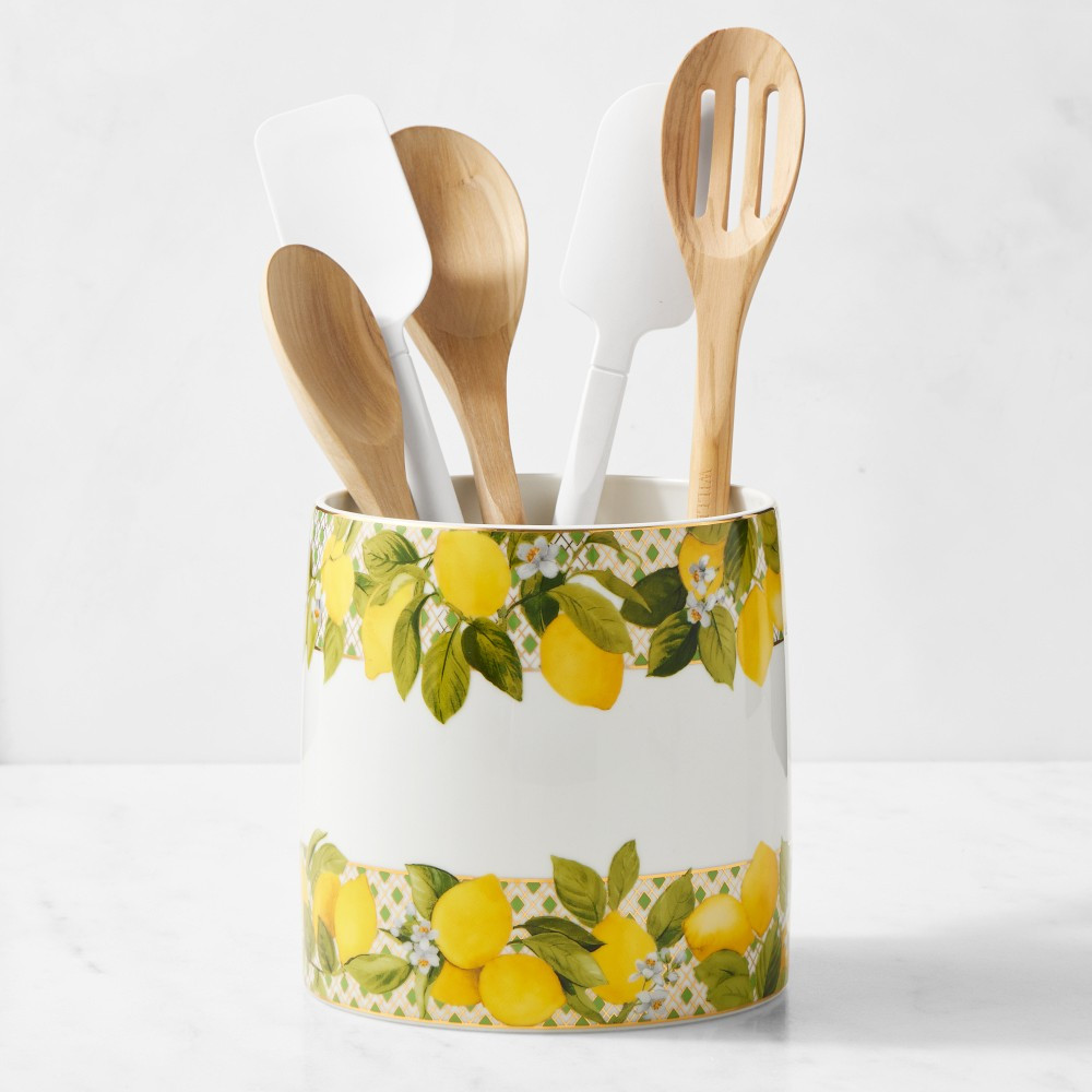 Limone Porcelain Utensil Holder | Williams-Sonoma