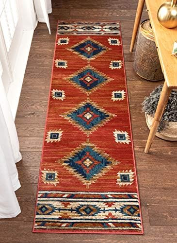 Well Woven Lizette Red Traditional Medallion Runner Rug 2x7 (2'3" x 7'3" Runner) | Amazon (US)