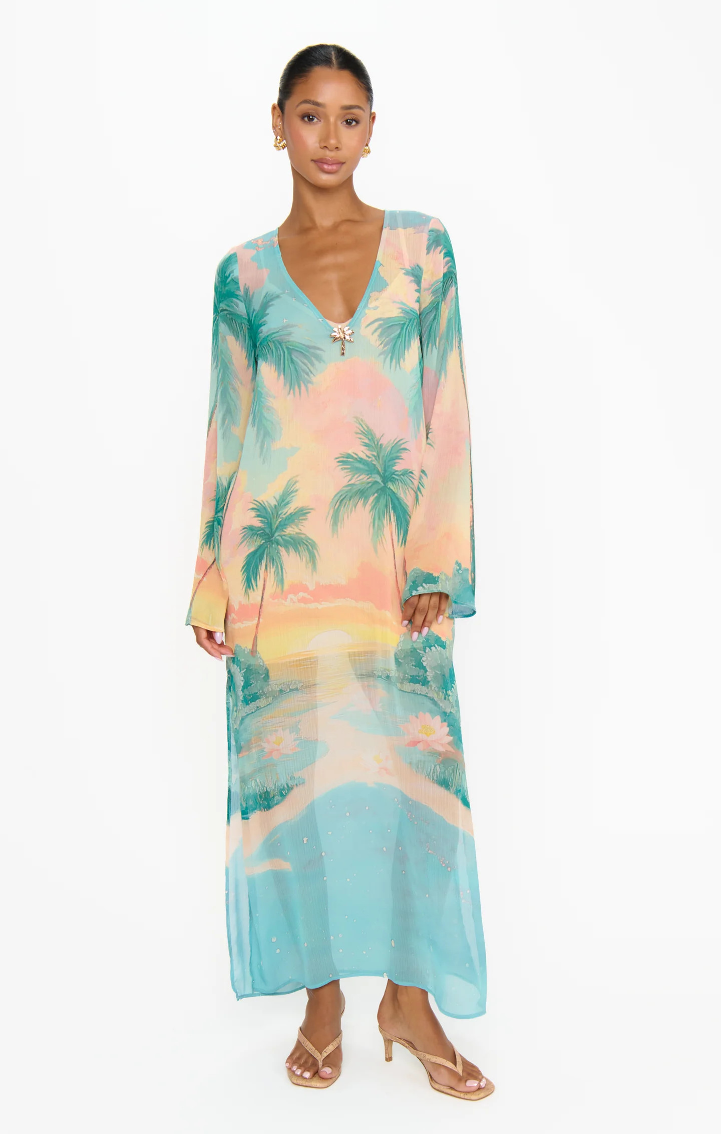 Staycation Coverup ~ Sunset Cove Chiffon | Show Me Your Mumu