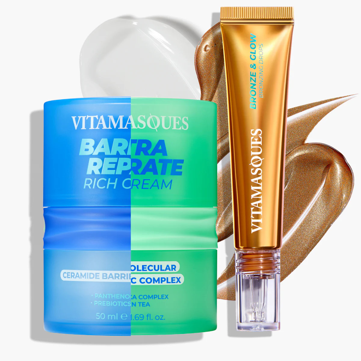 Bronzing Drops & Moisturizer: Mix Me Set | Vitamasques (US)