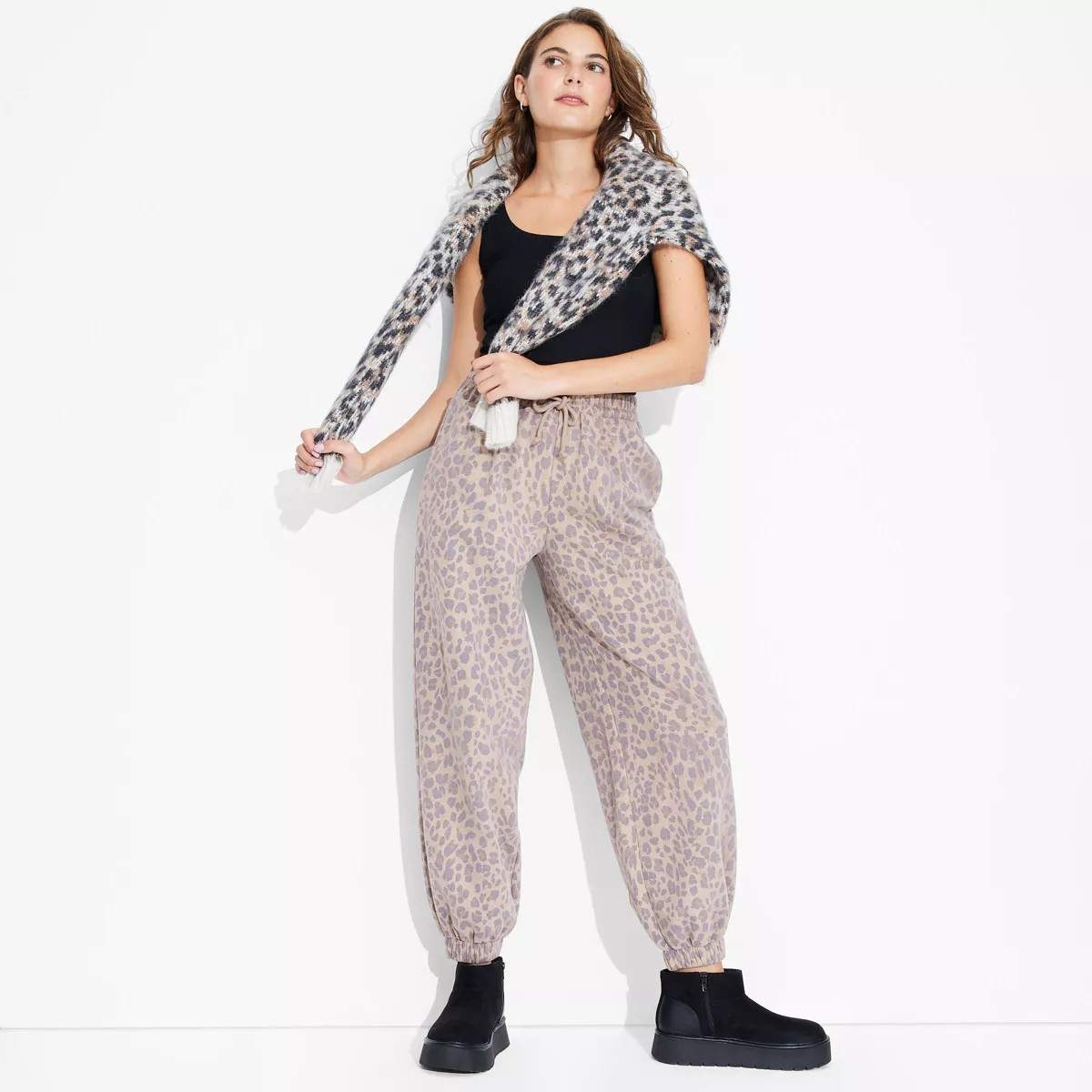 Women's High-Rise Baggy Joggers - Wild Fable™ | Target