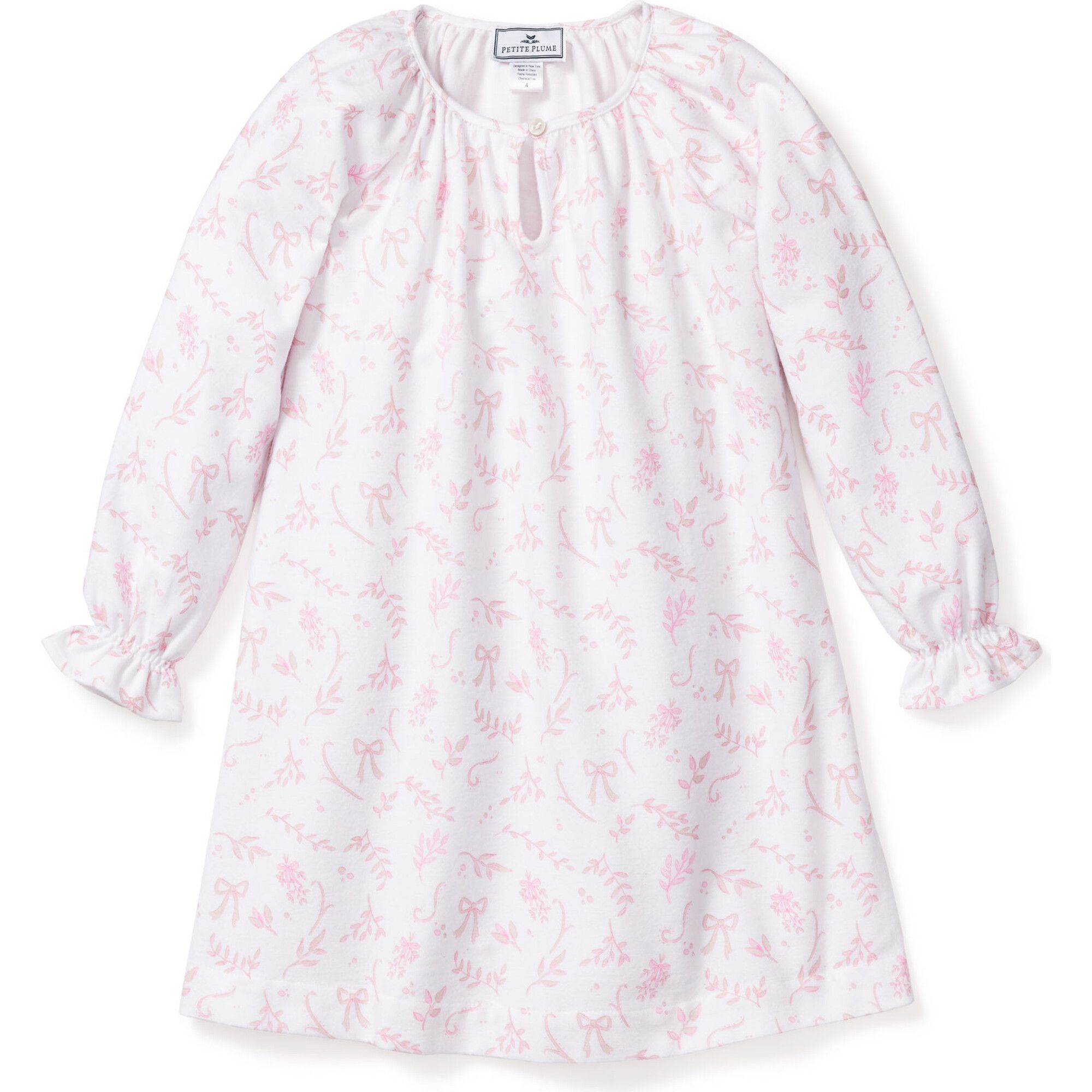 Delphine Nightgown, Blush Bouquet | Maisonette