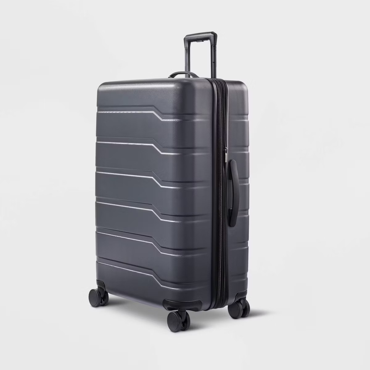 Hardside Large Checked Suitcase Gray - Open Story™: Water-Resistant Spinner Luggage | Target