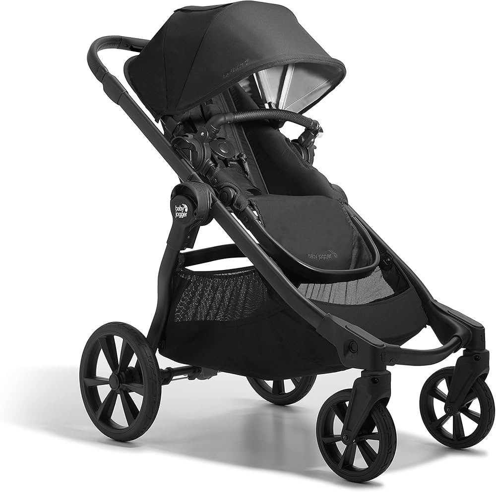 Baby Jogger® City Select® 2 Single-to-Double Modular Stroller, Eco Collection, Lunar Black | Amazon (US)