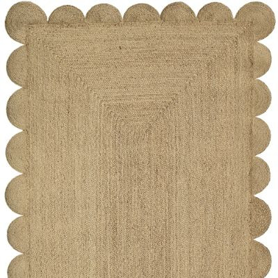 Caprini Scallop Jute Rug | Grandin Road