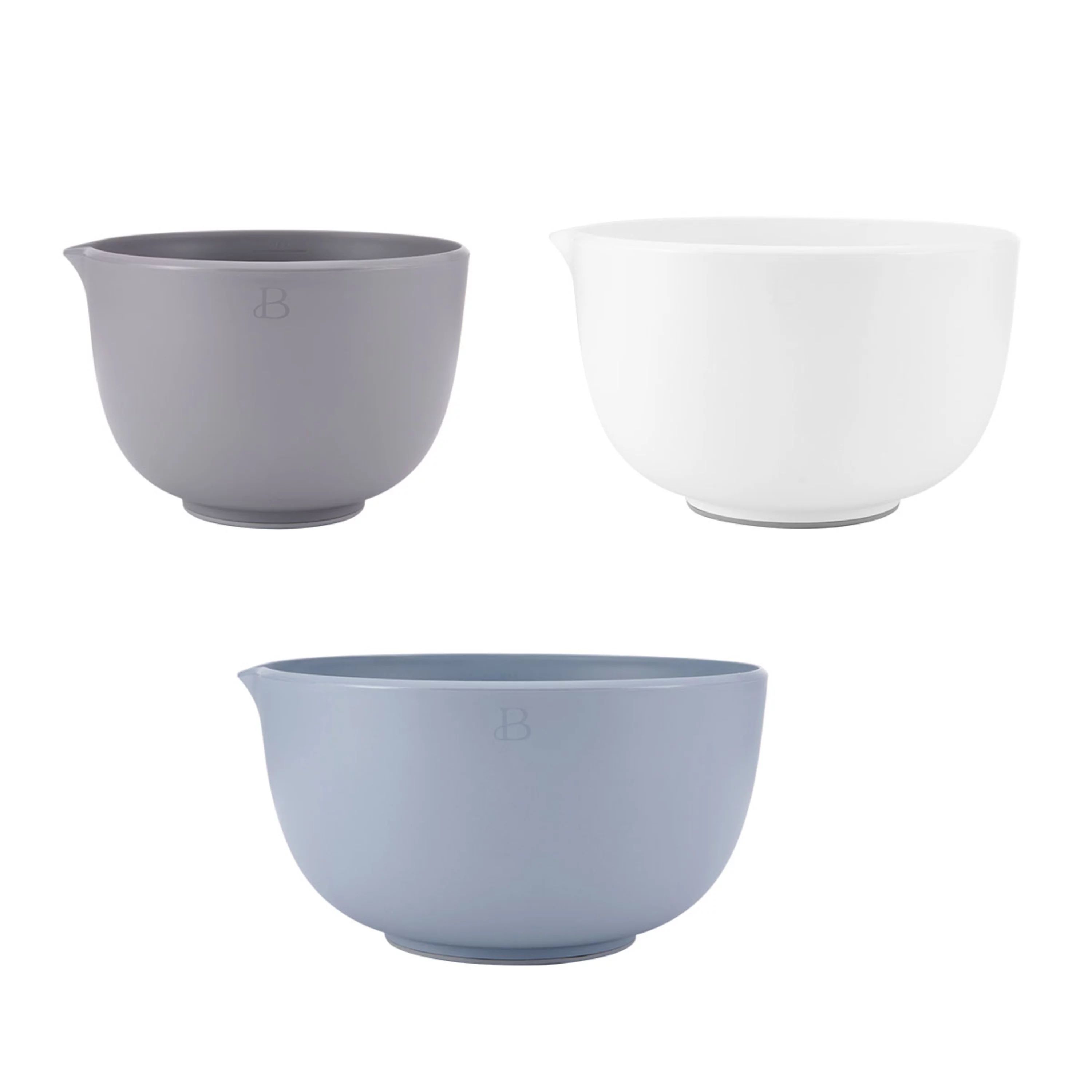 Beautiful Set of 3 Bowls; Small, Medium and Large in Assorted Colors by Drew Barrymore - Walmart.... | Walmart (US)