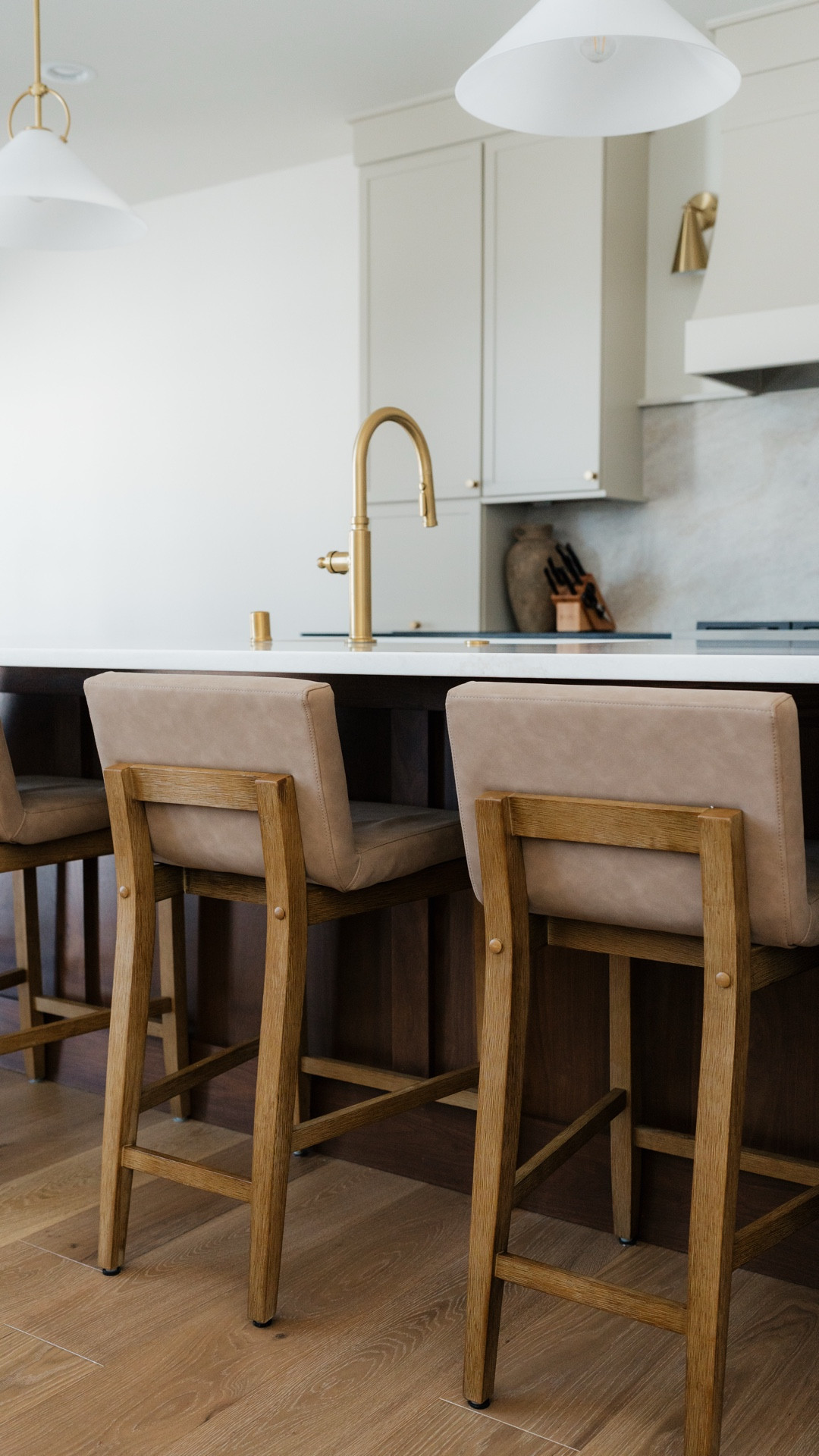 @Nathan James stools on sale now! I cannot believe how well these wipe up. We have the brushed light brown color. 

#LTKHome #LTKSaleAlert