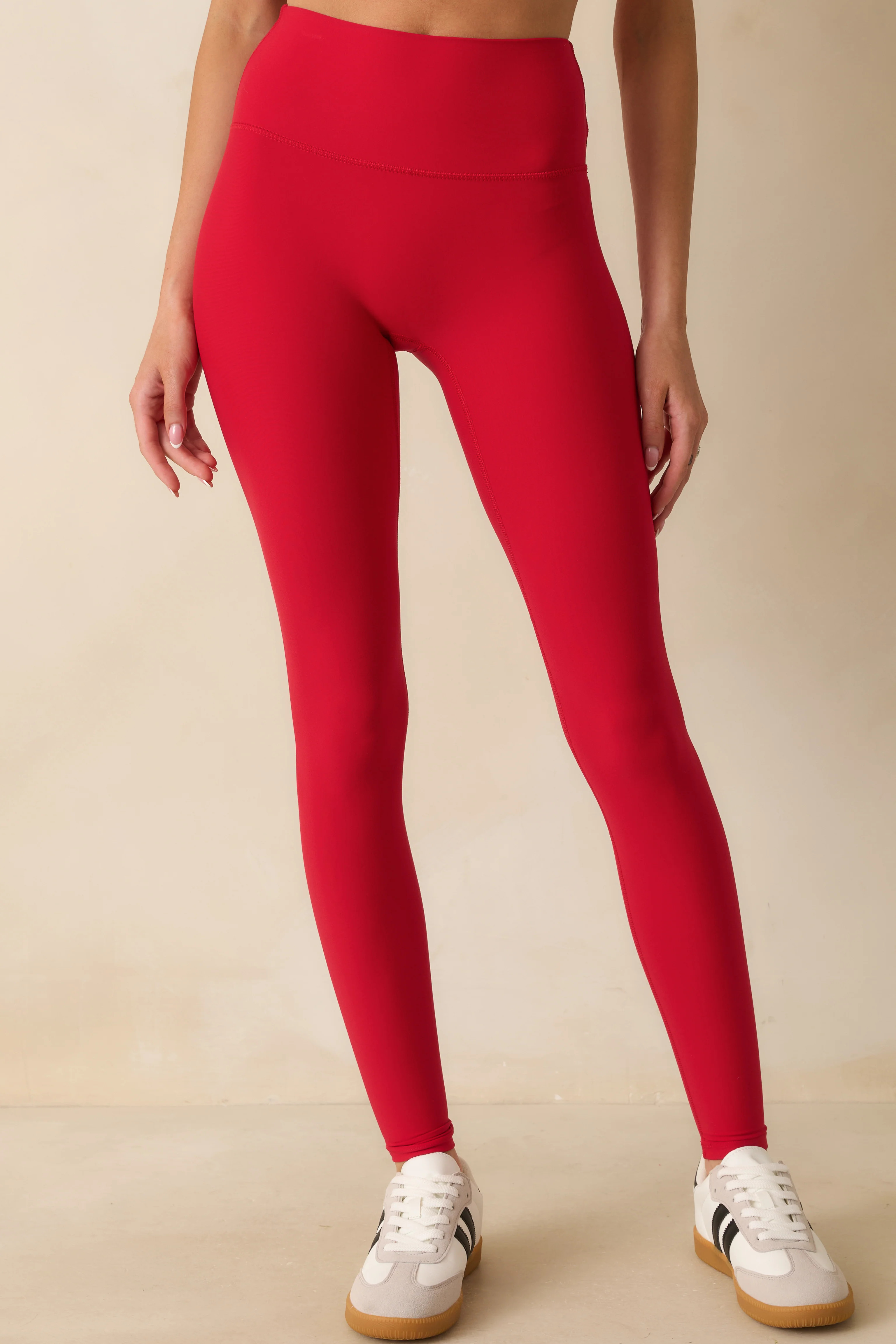 SPANXsmooth™ Red OnForm Full-Length Leggings | Red Dress