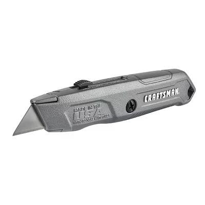 CRAFTSMAN 3-Blade Retractable Utility Knife with On Tool Blade Storage | Lowe's