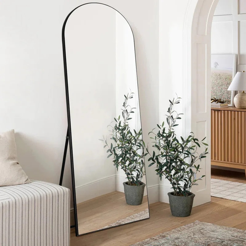 Greta Arch Wood Mirror | Wayfair North America