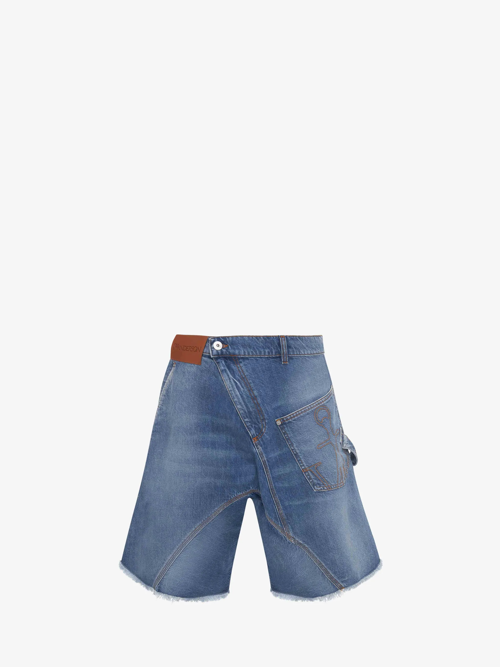 TWISTED WORKWEAR DENIM SHORTS | JW Anderson