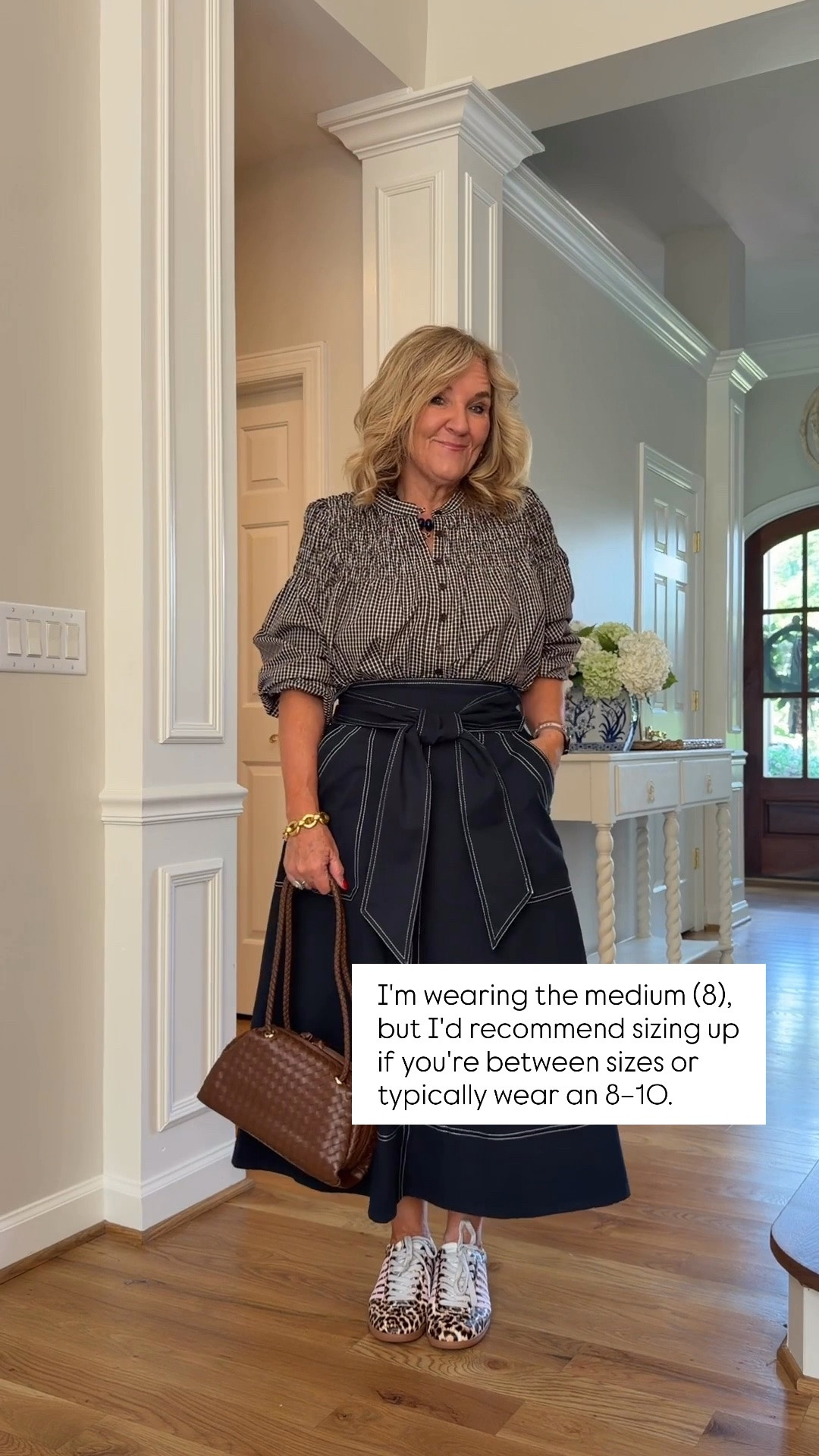 This Avara skirt looks and feels like something you'd find in a much higher-end boutique. The quality is incredible, with a structured brushed twill fabric, a clean side zipper, and no elastic waistband for a polished fit. I'm wearing the medium (8), but I'd recommend sizing up if you're between sizes or typically wear an 8–10.

💡 LTK MADE EASY
❤️ Heart = Support my posts!
🔖 Save = Get sale & restock alerts
📋 Lists = Keep favorites organized
📲 Share = Send lists and products to a friend. Hello, Christmas List!
💬 Comment = Ask me anything about what I'm wearing.:-)

#LTKootd #LTKOver40 #LTKSaleAlert