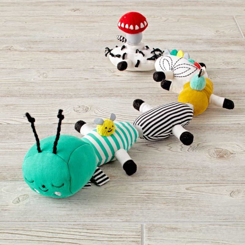 Plush Caterpillar Baby Sensory Toy + Reviews | Crate & Kids | Crate & Barrel