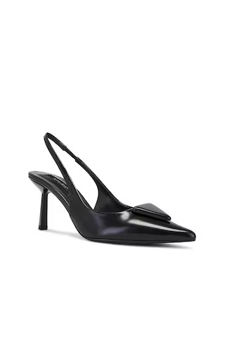 Tony Bianco Bertie Slingback Pump in Black Hi Shine from Revolve.com | Revolve Clothing (Global)