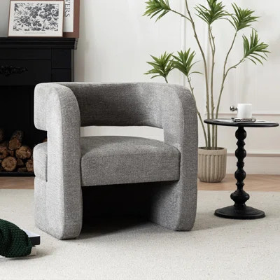 Sinel Full Assembled Upholstered Accent Chair For Living Room | Wayfair North America