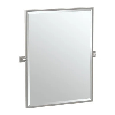 Elevate Framed Beveled Rectangle Mirror Bathroom Vanity Pivot Wall Mirror | Wayfair North America