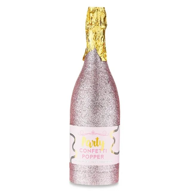 Champagne Bottle, Way to Celebrate, Pink Color, Plastic Material， Height About 12.5 inch | Walmart (US)