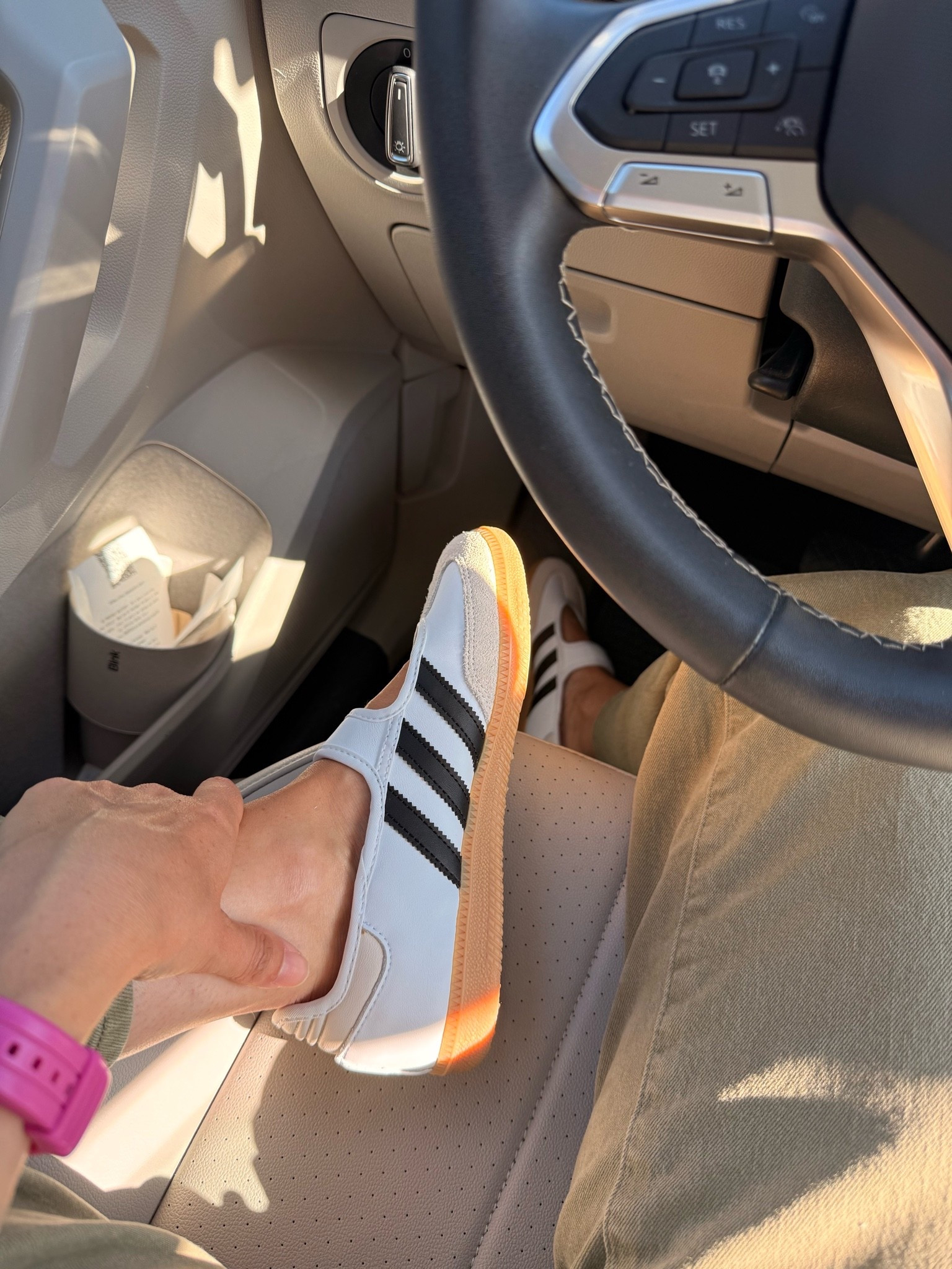 Samba Jane Adidas! SO cute, versatile for Spring and Summer outfits and surprisingly very comfy. 

I find the kids equivalent to a woman’s 6, is a 4.

#LTKPetite #LTKootd #LTKTravel