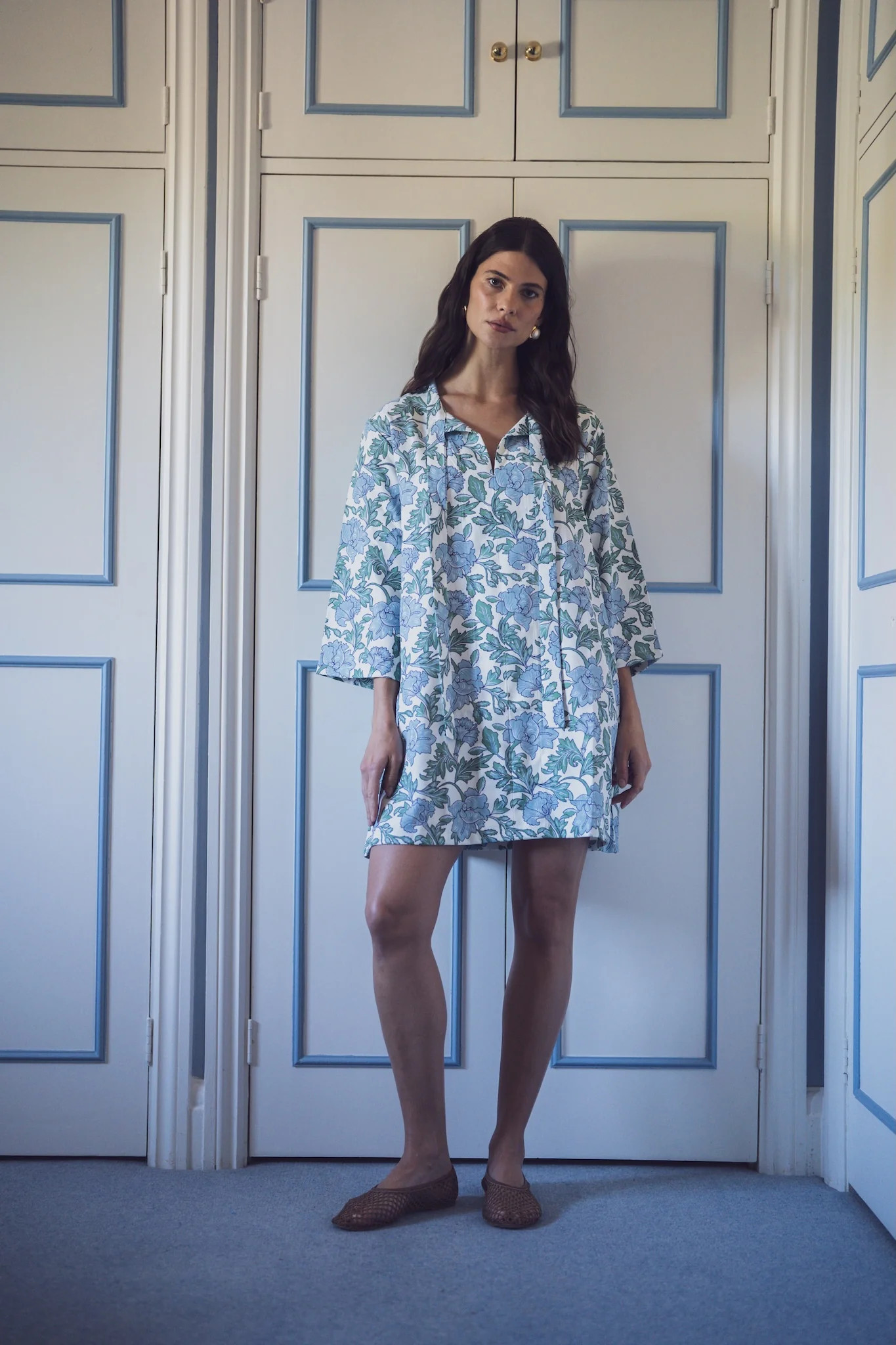 Phoebe Dress - Coastal Garden | Smith and Quinn