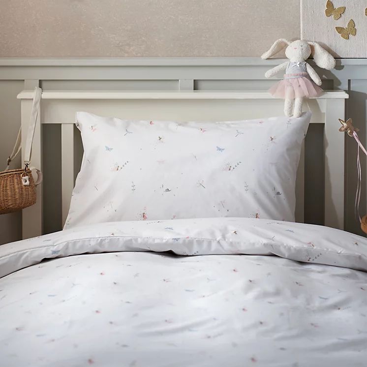 Pure Cotton Garden Fairy Bed Linen Set | The White Company (UK)