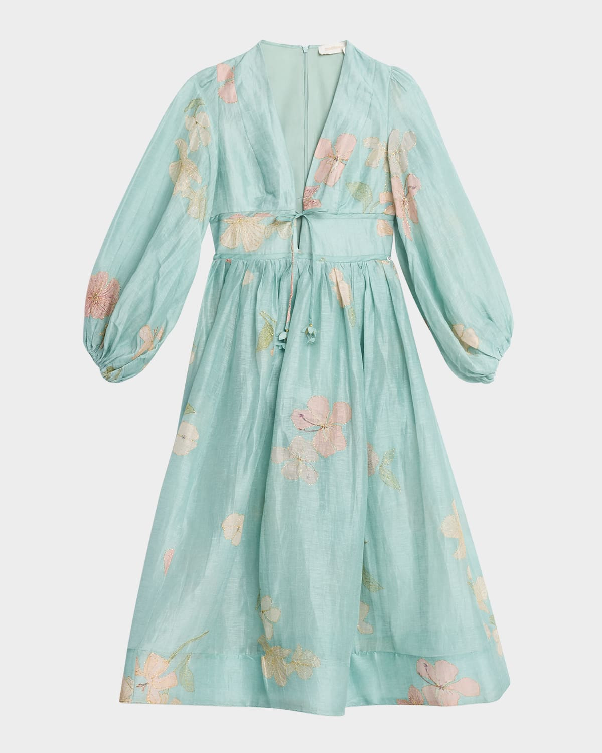 Illuminate Drawn Billow Dress | Neiman Marcus