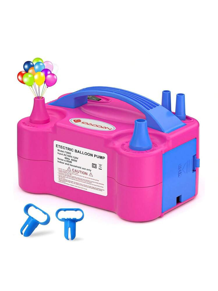 IDAODAN Electric Balloon Pump Portable Electric Balloon Blower Machine Balloon Air Pump Dual Nozz... | SHEIN