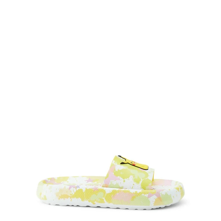 Pokemon Little and Big Girls Slide Sandals, Sizes 13-6 | Walmart (US)