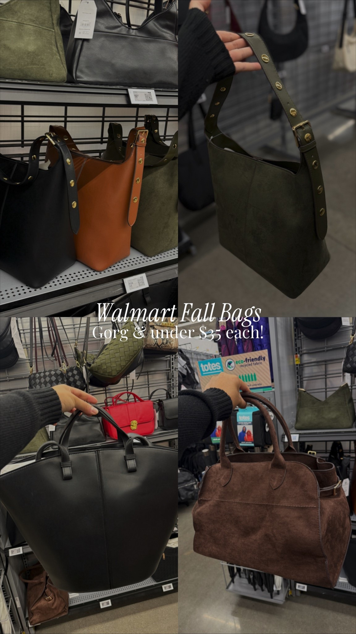 Walmart Fall Bags - so good & all under $35 each! 

walmart fashion, walmart fashion finds, walmart bags, walmart deals, walmart fall, seasonal walmart fashion

#LTKFindsUnder50 #LTKStyleTip #LTKSeasonal