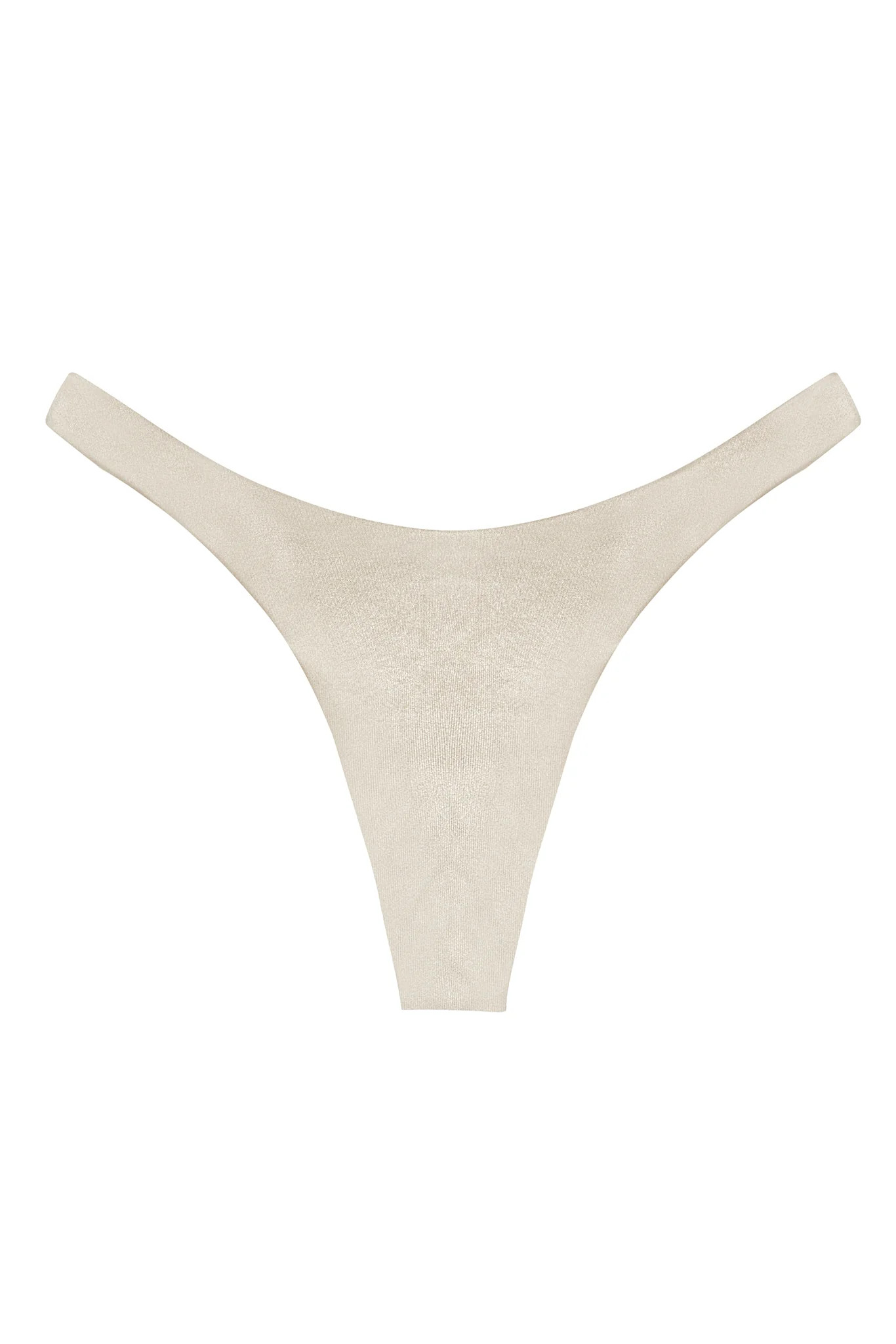 Byron Thong - Champagne Shiny Jersey | Monday Swimwear