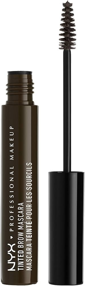NYX Professional Makeup Tinted Brow Mascara, Black, 6.5 ml (Pack of 1) | Amazon (CA)