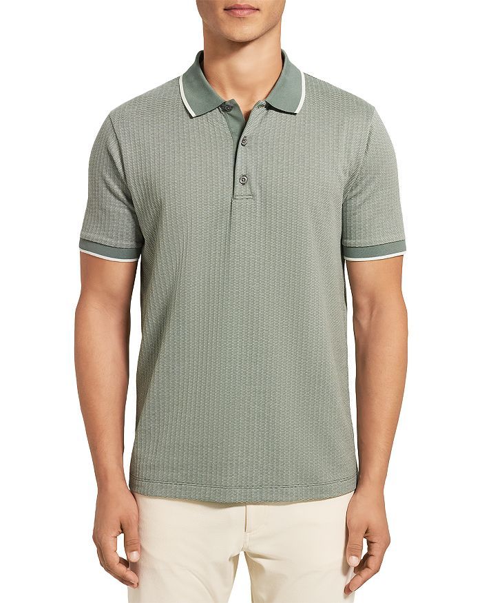 Theory Geo Knit Regular Fit Polo Back to Results -  Men - Bloomingdale's | Bloomingdale's (US)