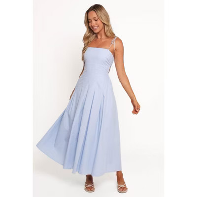 Petal and Pup Briony Midi Dress - Blue L | Target