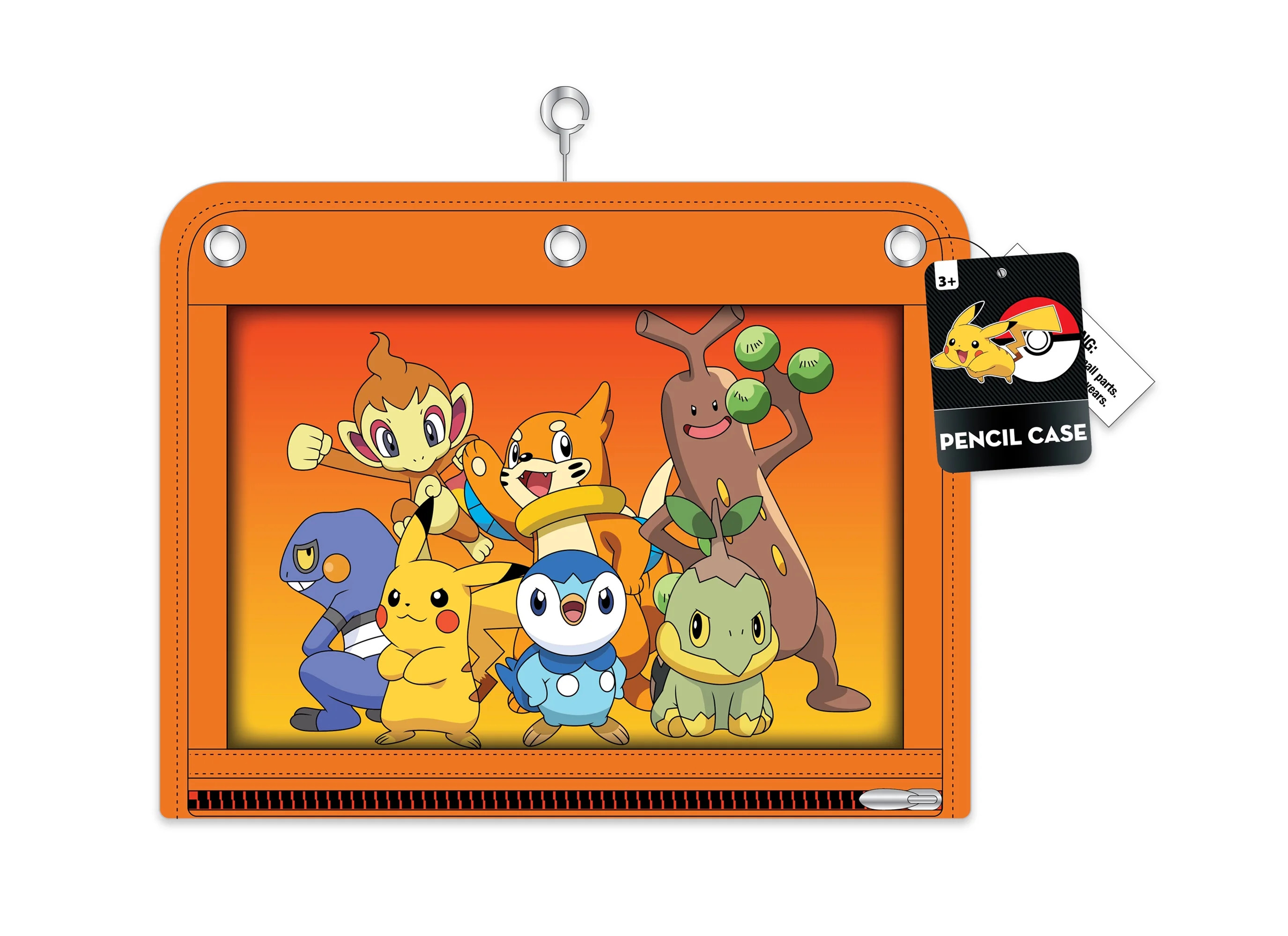 Pokemon Multicolor 3-Ring Pencil Case, 10.5-inches Wide by 8.25-inches High - Walmart.com | Walmart (US)
