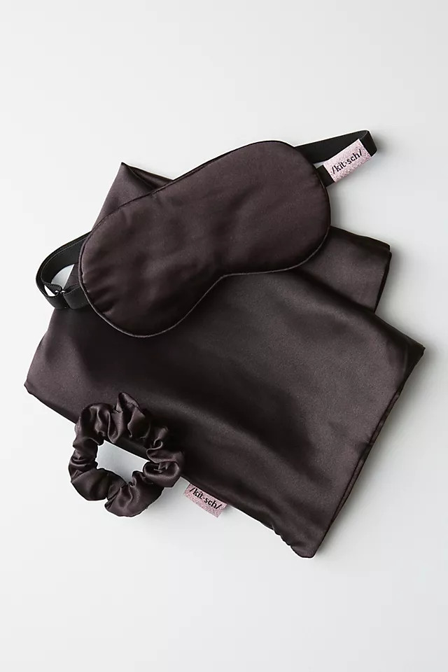 KITSCH Satin Beauty Sleep Set | Anthropologie (US)