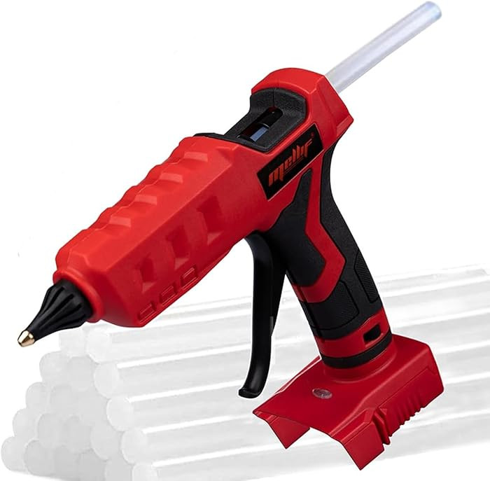 Cordless Hot Glue Gun Compatible With Milwaukee 18V Battery, (Tool Only) 100W Handheld Battery Po... | Amazon (US)
