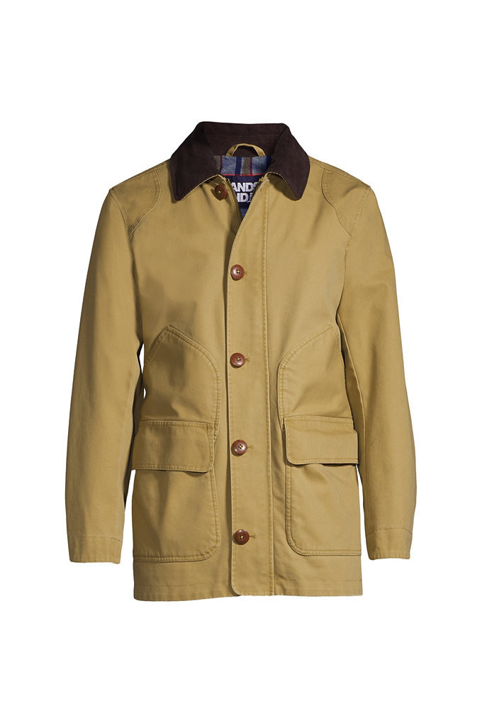 Men's Barn Coat - Lands' End - Tan - XXS | Lands' End (US)