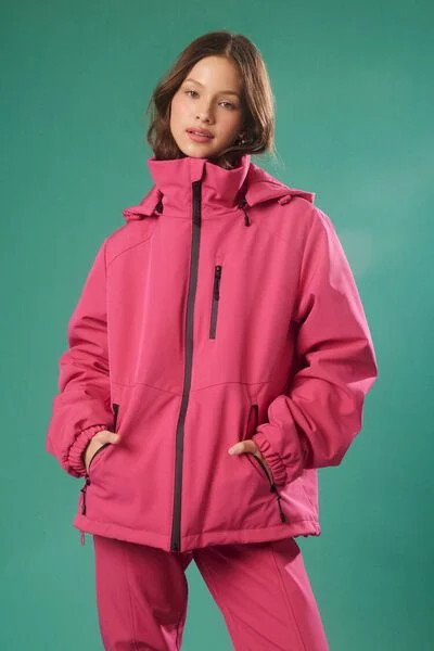 Active Ski Hooded Zip-Up Jacket | Forever 21 | Forever 21 (US)