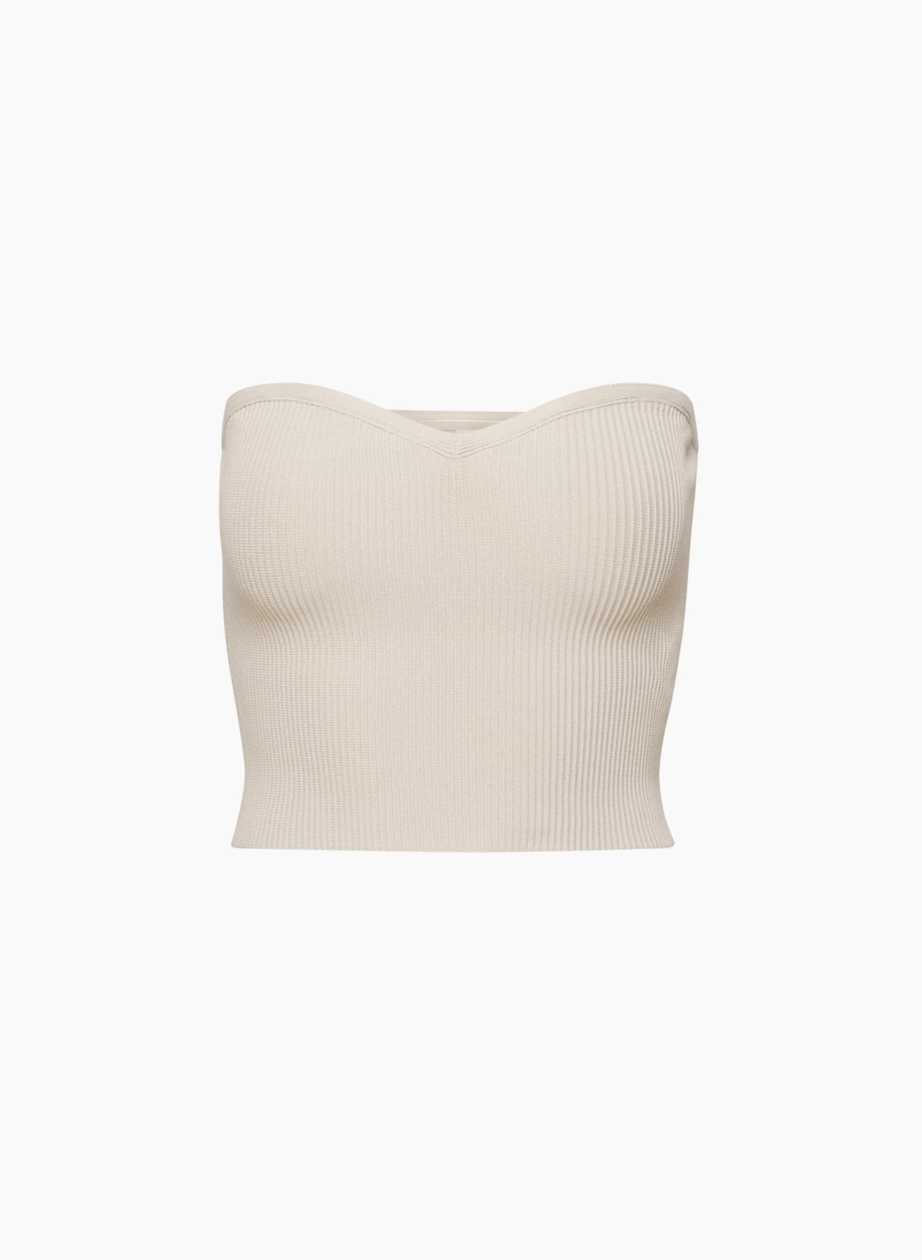 SCULPT KNIT SWEETHEART TUBE TOP | Aritzia